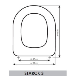 Duravit Starck 3 adaptable