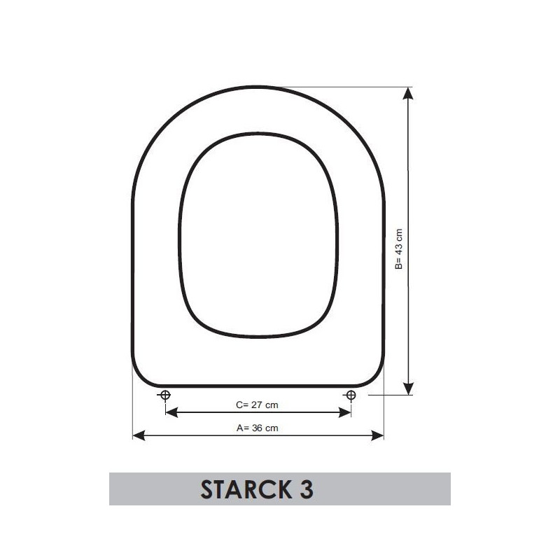 Duravit Starck 3 adaptable