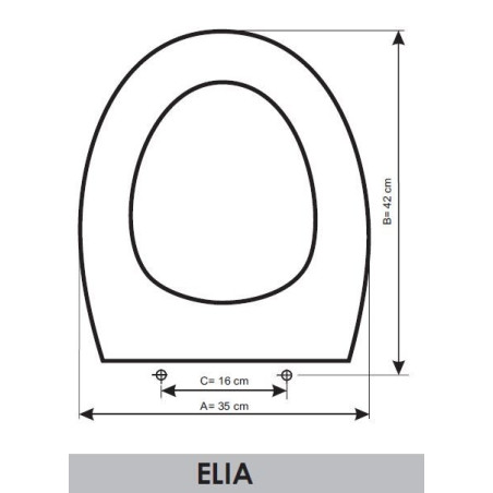 Toilet Seat GALA ELIA