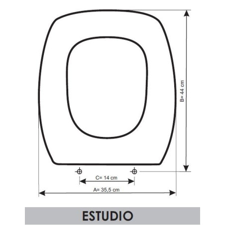 Tapa wC Roca Estudio adaptable en Resiwood