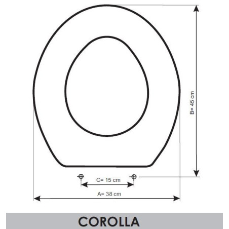 Tapa WC Ideal Standard Corolla adaptable en Resiwood