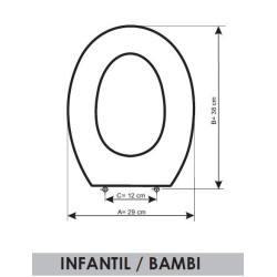 SEAT WC IDEAL STANDARD INFANTIL ADAPTABLE IN RESIWOOD