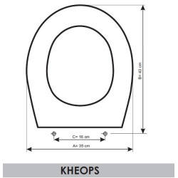 TAPA WC IDEAL STANDARD KHEOPS ADAPTABLE EN RESIWOOD