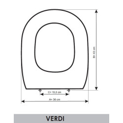Tapa WC Ideal Standard Verdi adaptable en Resiwood