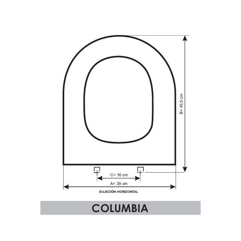 Roca Columbia adaptable