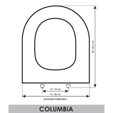 Roca Columbia adaptable