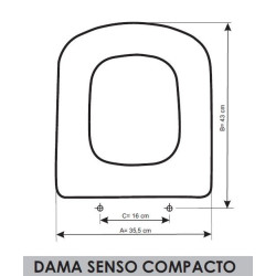 Roca Dama Senso Compact