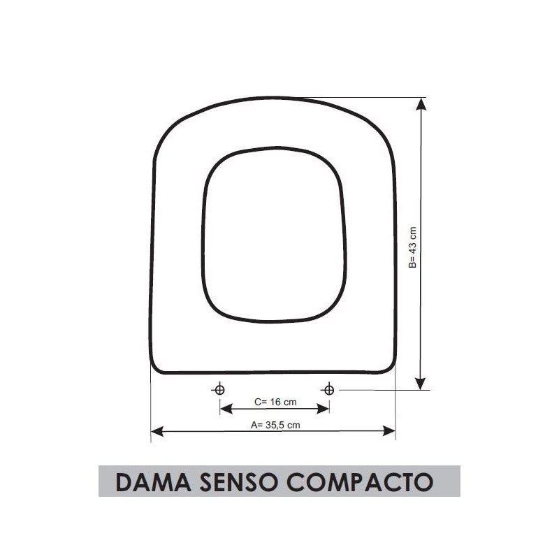 Roca Dama Senso Compact