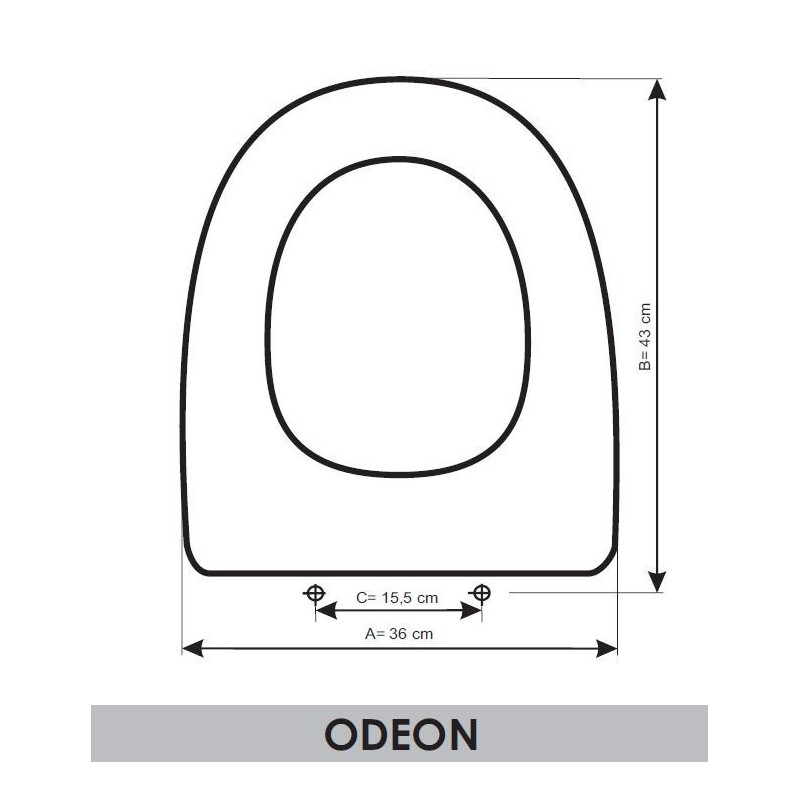 JACOB DELAFON ODEON (ADATTABILE E4750-00)