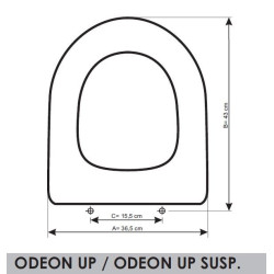 JACOB DELAFON ODEON UP/ODEON UP SUSP ADAPTABLE