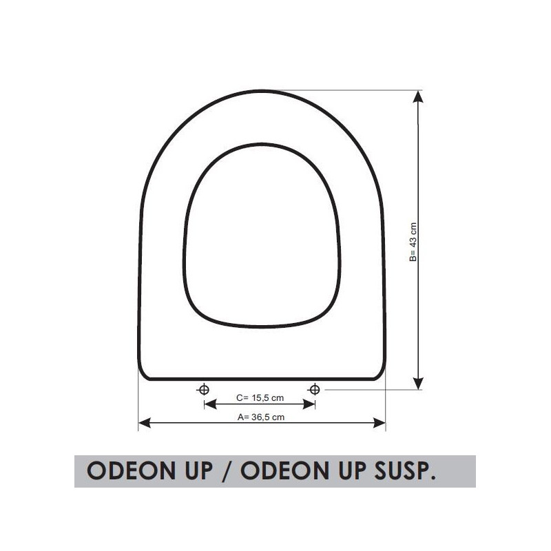 JACOB DELAFON ODEON UP/ODEON UP SUSP ADAPTABLE