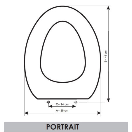 Tapa WC JACOB DELAFONT PORTRAIT - DISPER