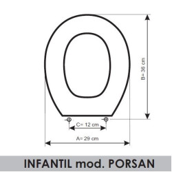 Sangrá Infantil mod. Porsan