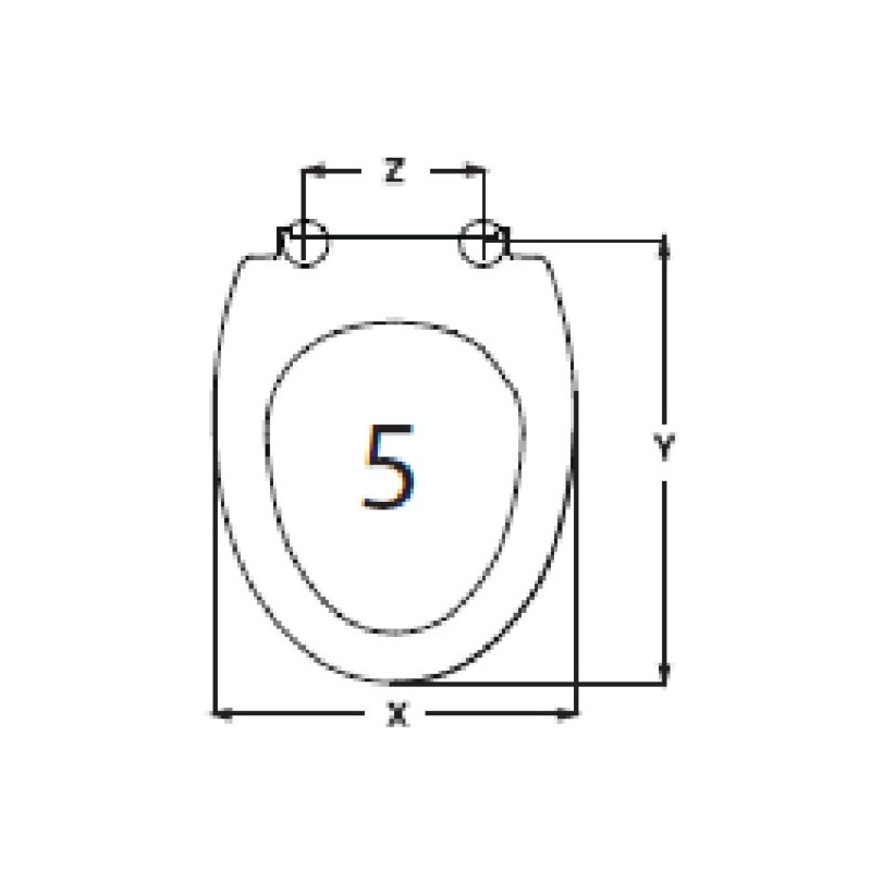 TAPA WC SIMAS BIARRITZ ADAPTABLE